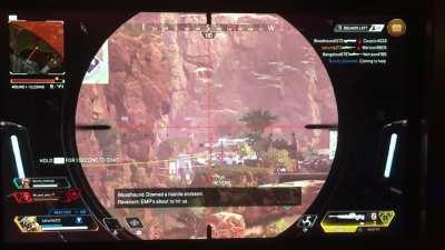 In response to my previous post of my 626 meter snipe, here’s the clip of it that a few people wanted to see