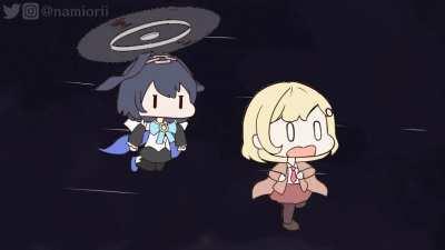 Ame when she realizes Kronii is free from twitter jail