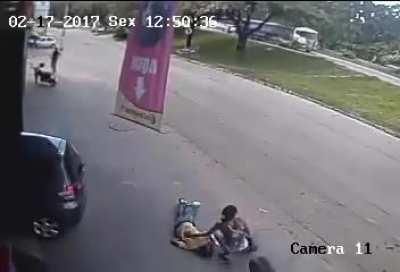 How he's still breathing, I don't know.