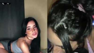 From TikTok To Sucking Cock 😈 ( Her Free Album In Comments )