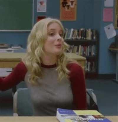 Gillian Jacobs perky boobs in Community