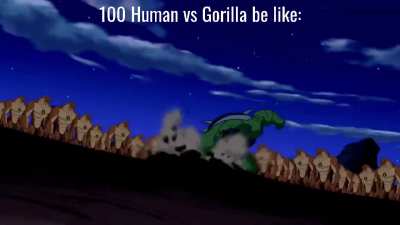 Idk, man. 100 human is quite a lot human.