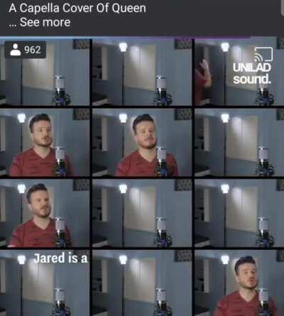 Jared Halley Acapella of Queen 