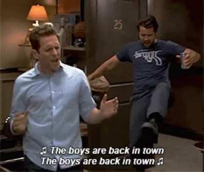 Me and my buddy stumbling into the more lowkey Saloon in Valentine after securing a one star deer pelt