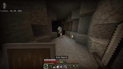 Walked in on a skeleton in his feels