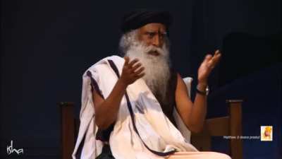 I will only wear white chaddis from today onwards. Thank you Sadhguru Ji. Only Positive vibes from now on.