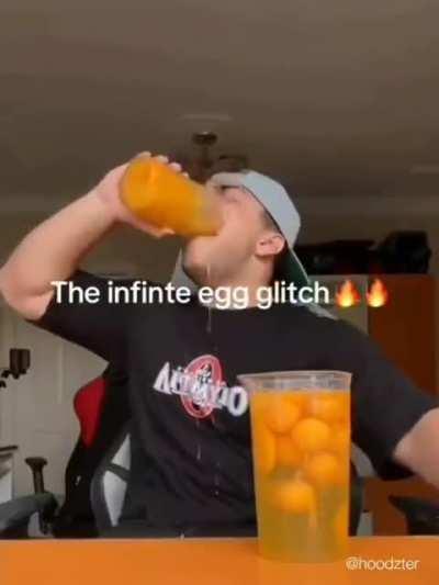 To drink eggs
