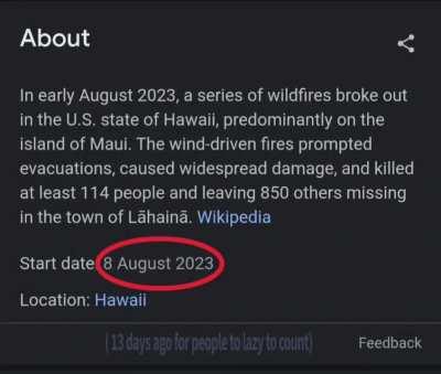 (TW: Maui wildfires)