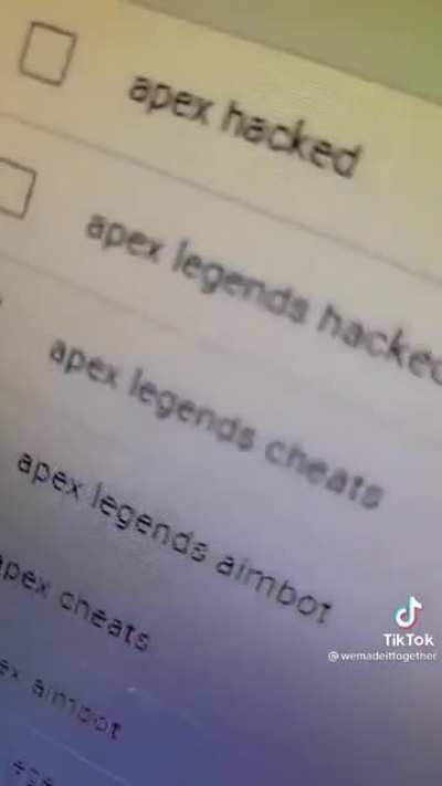 Warzone players moving over to apex already tryna make the game worse.