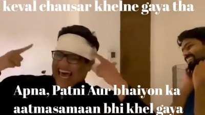 I just had to use this template for Yudhishtira before it went out of trend...