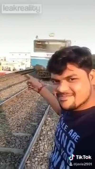 HMFT after I Take a Selfie with an Oncoming Train!
