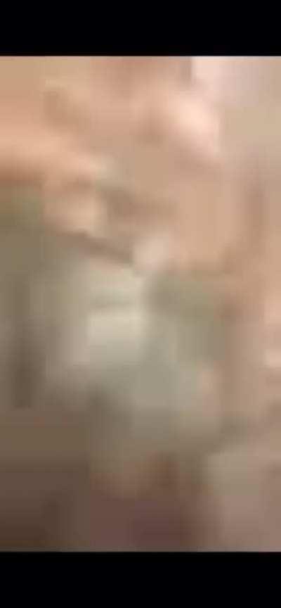 Guy skates his car down hill