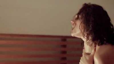 Debora Nascimento riding.