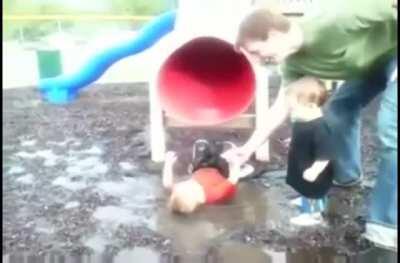 Children are getting very disturbing with dad's attitude...