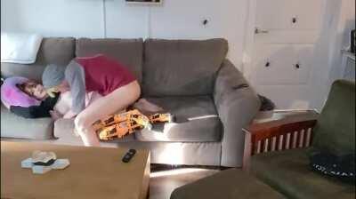 Got Banged Hard While Trying to Watch Anime