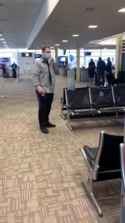 MAGA cultists whining and rewriting the story after getting kicked off Delta flight