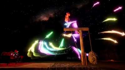 Cattiva and I doing some last-minute testing for the Terraria update From @Palworld_EN