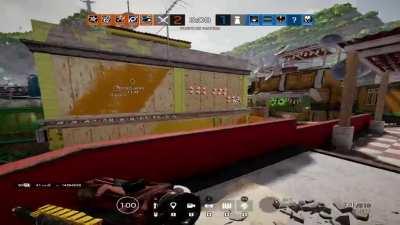 My first lucky kill + kill assist ever