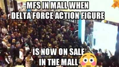 GET YOUR DELTA FORCE ACTION FIGURE BEFORE IT GETS SCALPED!!