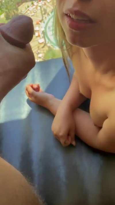 I was naughty and had my snack before the pool