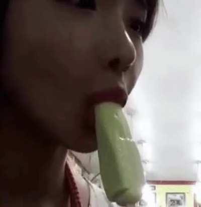 Doing what she loves