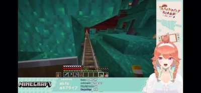 Clip of Kiara in the nether.