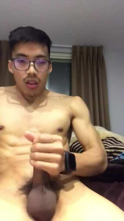 College boy Stroking & Squirting