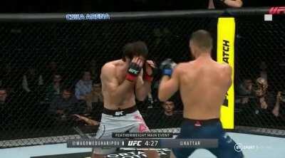 All significant strikes - Zabit Magomedsharipov vs Calvin Kattar