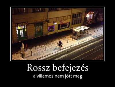 Elment a villamos, összes befejezés