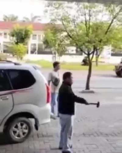 To intimidate someone 