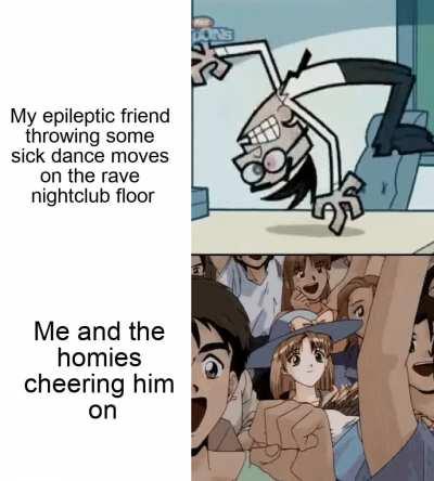 Dance moves were so sick, he had to be hospitalized