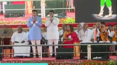 Modi personally campaigned for rapist Prajwal Revanna despite knowing about his deeds since at least December 2023 - “Every vote given to Prajwal Revanna will strengthen Modi.” 