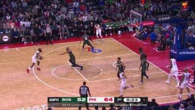 [Highlight] James Harden sticks in the step-back triple to make it a 15-point game