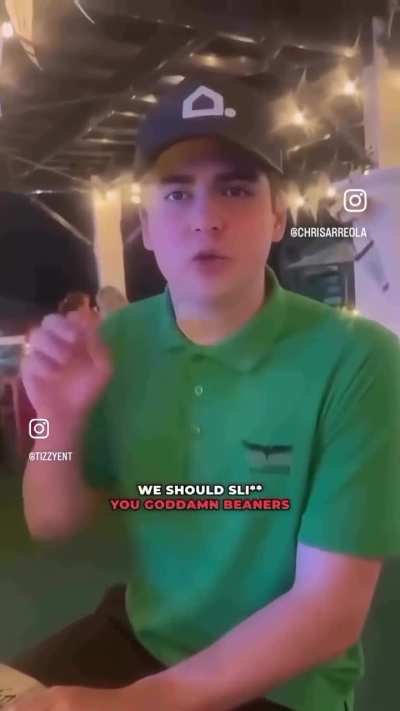 Racist spewing repugnant rhetoric, promptly terminated from job