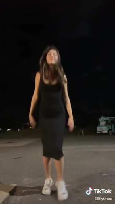 Black dress TikTok - Lily Chee