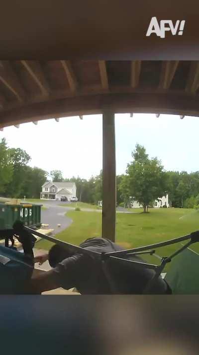 Can't relax on the porch just yet