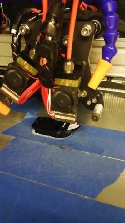 Medusa Multi Material Switching / nozzle blocking Hotend system now open source.