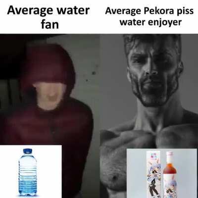 Why yes, I do enjoy pekora piss water