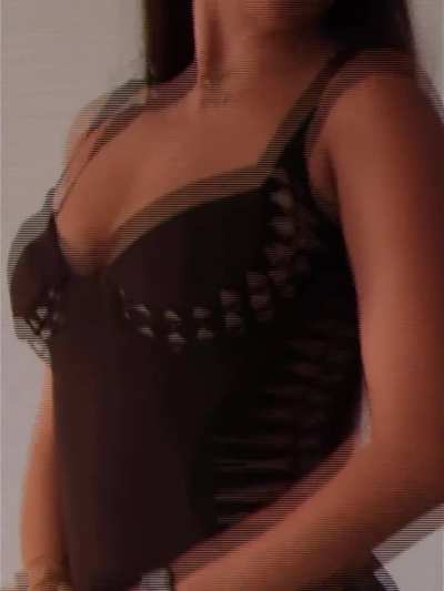 Upclose and Personal in Brown Dress