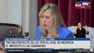 La izquierda corre por derecha a JxC por estar en contra de sacar el impuesto a las ganancias