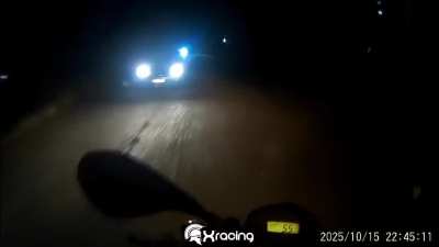 Blinded. Oncoming Traffic. Pitch Black.