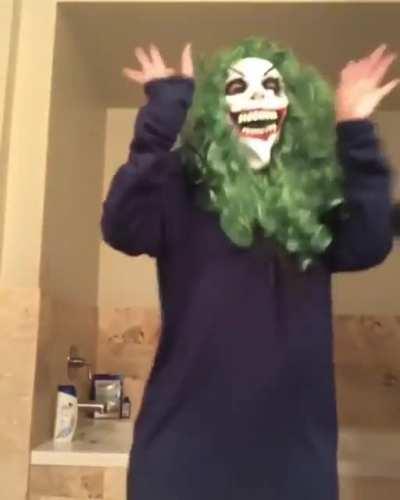 Spooktacular.. (that's Sirena Yasmine under the mask for those curious)