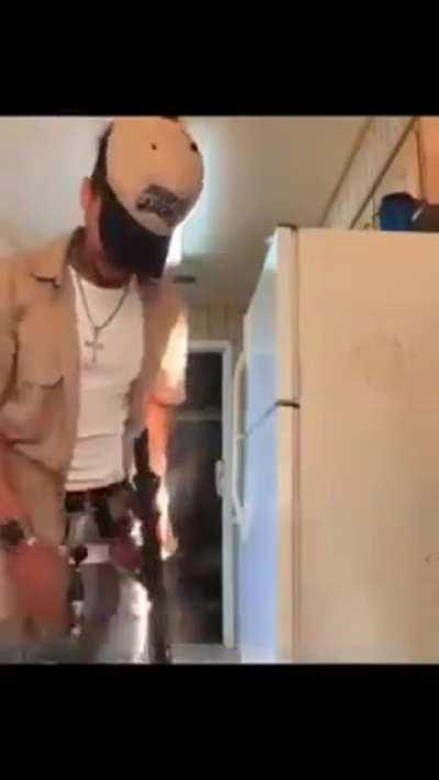 When you playing with guns for Instagram make sure to have safety on