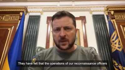 President Zelenskyy nightly address with English subtitles.