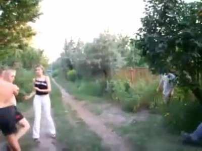 High kicking tournament, Russian style