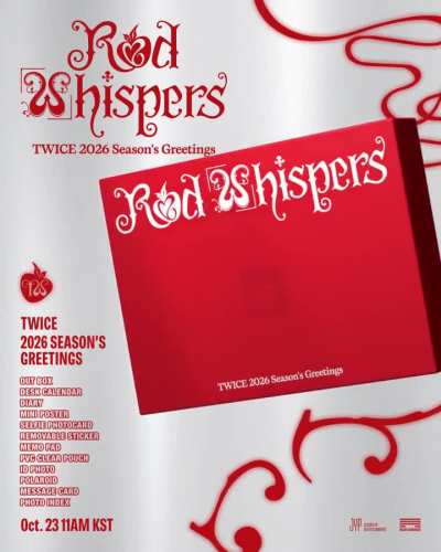 251021 Twitter Update - TWICE 2026 Season’s Greetings [RED WHISPERS]
