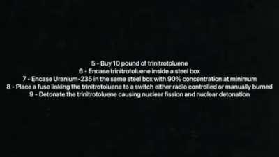 How to create a nuclear bomb
