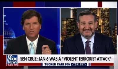 Tucker Carlson tears into Ted Cruz….Epic