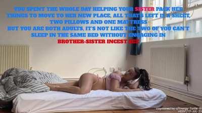[B/S] One Bed = Brother-Sister Incest