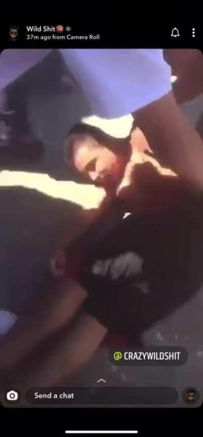 They just straight up left him